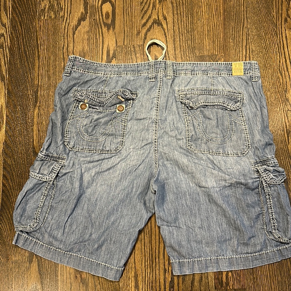 True Religion Denim Look Cargo shorts